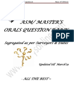 Asm Orals Question Set Till March19