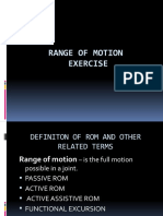 Range of Motion