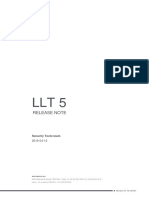 LLT Release Note