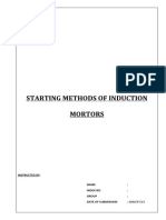 Starting Methods of Induction Motors