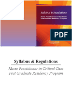 Nurse Practioner Syllabus Regulations