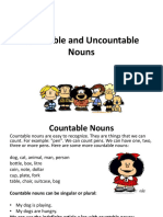 Countable and Uncountable Nouns