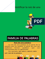 Raiz de Una Palabra