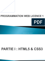 Présentation Programmation WEB L1 PDF