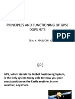 Principle of Functioning of DGPS & ETS