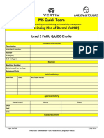 Level 2 m200 Pahu Qa-Qc Checks