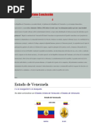 Estado Venezolano Conclusión