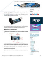 Como Medir A Rotação de Um Motor Com o Sensor de Velocidade LM393 - Arduino e CIA