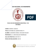 Informe N°1 Lab. Química