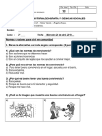 Evaluacion Historia Segundo Basico