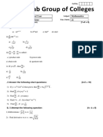 Phase Test 2 Math 2nd Year