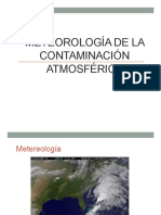 Meteorologia de La Contaminacion Atmosferica