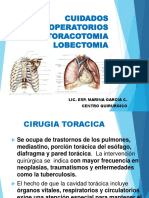 Cuidados Perioperatorio en Lobectomia