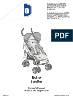 Stroller: Owner's Manual Manual Del Propietario