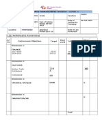 Performance Management System - Level 1: I. (A) Performance Assessment