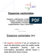 Espacios Vectoriales