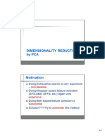 Dimensionality Reduction by Pca: Non - Feasible