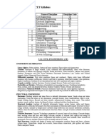 5.3 Details of PGCET Syllabus