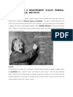 Types of Data & Measurement Scales: Nominal, Ordinal, Interval and Ratio