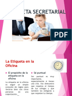 Etiqueta Secretarial