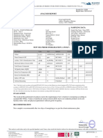 Rezayat Laboratories For Industrial Services W.L.L: Analysis Report Client Address