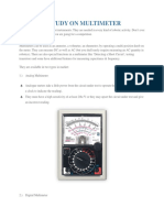 A Study On Multimeter PDF