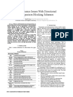 Performance Issues With Directional Comparison Blocking Schemes