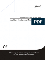 Air-Cooled Screw Chiller Unit Nstallation, Operation and Maintenance Manual