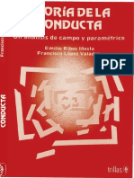 Teoría de La Conducta. Un Análisis de Campo y Paramétrico. (Ribes, E., & López, F)