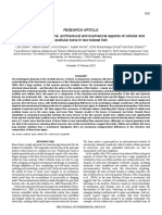 Research Article Comparison of Structural, Architectural and Mechanical Aspects of Cellular and Acellular Bone in Two Teleost Fish