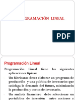 Ejercicios Programacion Lineal