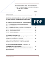 Proyecto de Tesis de Maestria Sobre Representaciones Sociales