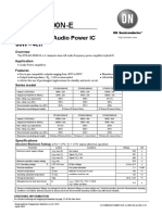 STK433-890N-E: 4ch class-AB Audio Power IC 80W 4ch