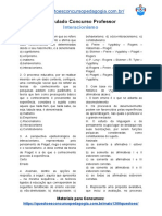 Simulado Concurso Professor Sobre Interacionismo