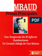 Prosas Principales - Arthur Rimbaud