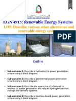 LO5: Describe Various Other Alternative and Renewable Energy Systems