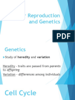 Cellular Reproduction and Genetics