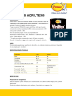 Ficha Técnica Viniltex-Acriltex - 0