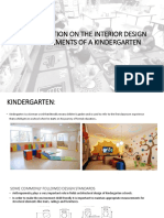 Presentation On The Interior Design Requirements of A Kindergarten