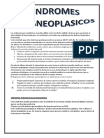 Los Síndromes para Neoplásicos