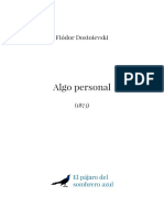 Algo Personal (1873) Fiódor Dostoievski