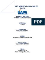 Psicologia General Tarea No. 1