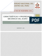 Características y Propiedades Mecánicas Del Acero