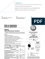 Datasheet TRIAC