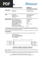 Membrane Element Cpa5-Ld: (Low Fouling Technology) Performance