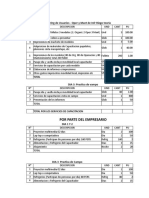 Presupuesto para Los Eventos de Capacitacion