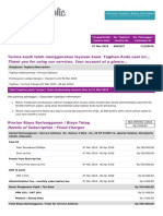 Terima Kasih Telah Menggunakan Layanan Kami. Tagihan Anda Saat Ini... Thank You For Using Our Services. Your Account at A Glance..