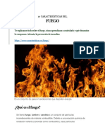 10 Características Del Fuego