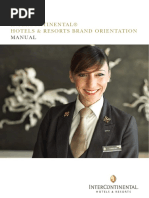 Intercontinental Hotels and Resorts Brand Orientation Manual