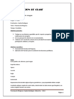 Planificacion de Clase Teorema de Pitgoras Sandra Rodriguez PDF